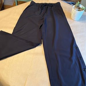 Wide Leg Who What Wear Pants Size Medium Black